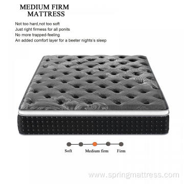 Knitted Fabric Luxury Bedroom Pocket Coil Spring Mattress